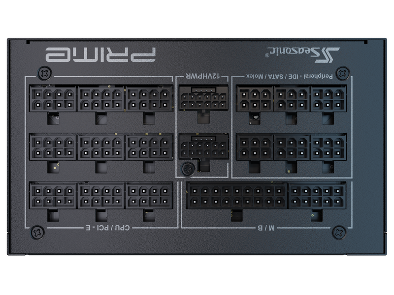 Seasonic Prime TX 1600 Netzteile - 1600 Watt - 135 mm - ATX 3.1 - 80 Plus Titanium (bis zu 90% effektiv)