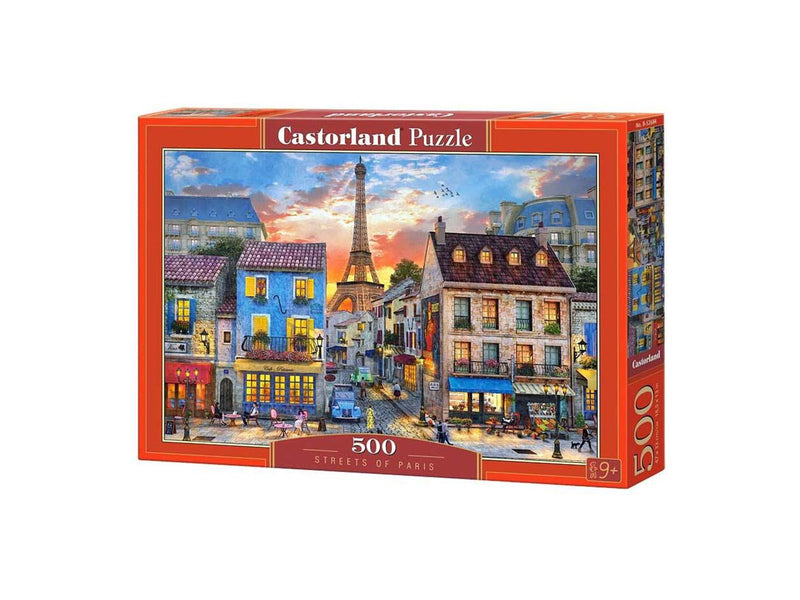 Selecta Play - Castorland Jigsaw Puzzle Streets of Paris 500pcs.