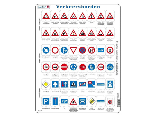 Selecta Play Larsen Traffic Signs 48 pcs. 2D Puzzles