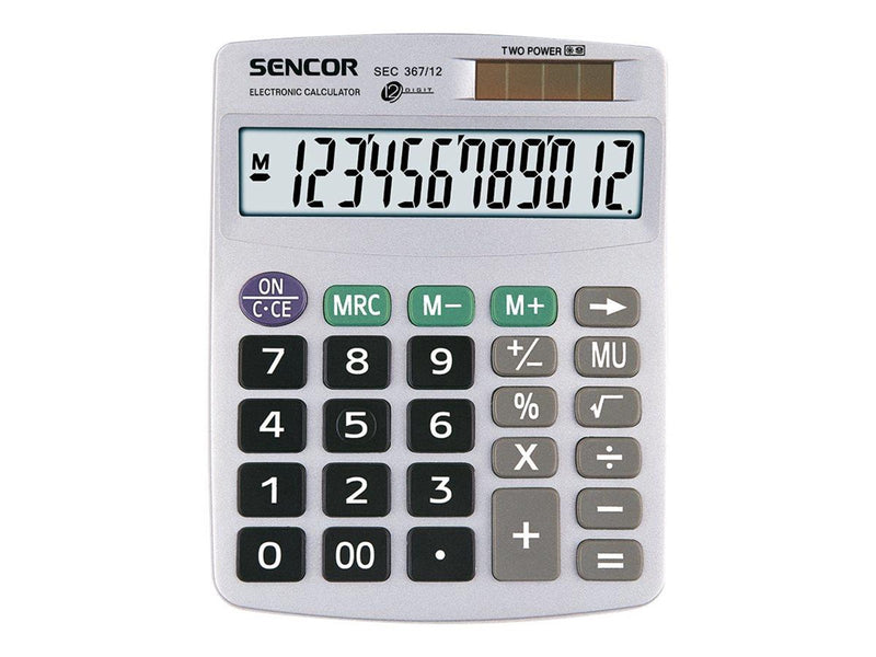 Sencor SEC 367/12 - desktop calculator