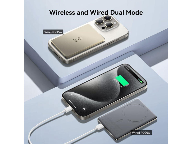 SiGN Magnetic 20W Ultra Slim - 5000 mAh
