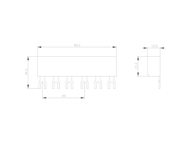 Siemens 3-phase busbars 3rv1915-1ab