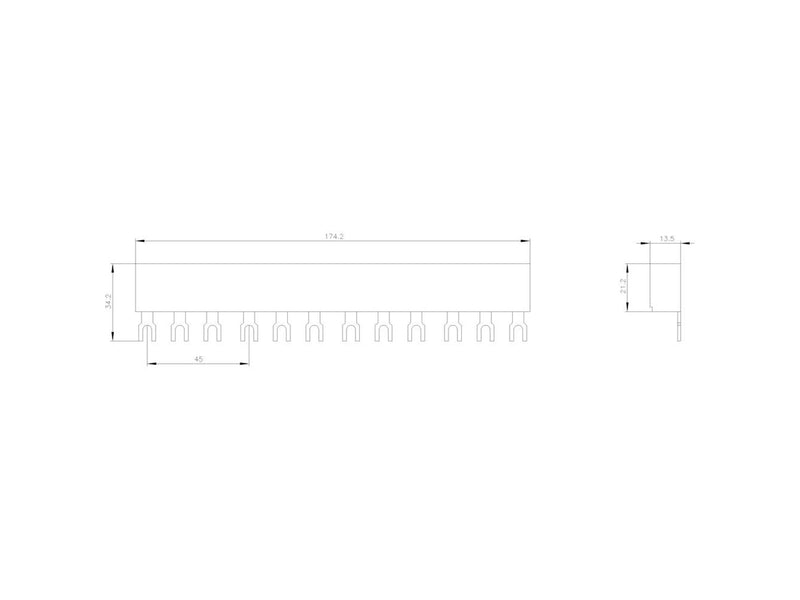 Siemens 3-phase busbars 3rv1915-1cb