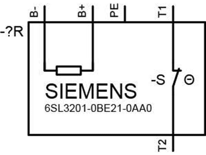 Siemens Braking resistor fsa 140 ohm 6sl3201-0be21-0aa0