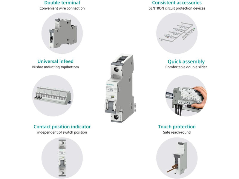 Siemens Circuit breaker 10ka 3pol c10 5sy4310-7