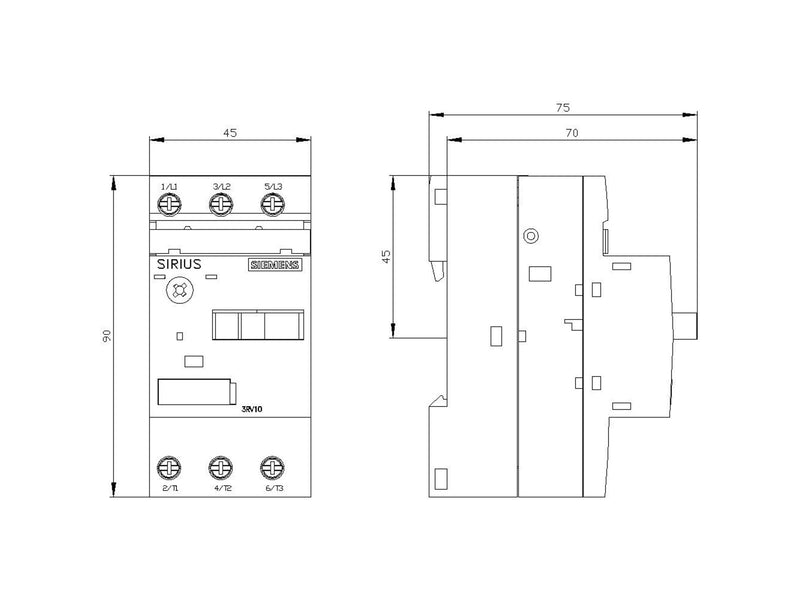 Siemens Circuit-breaker 2.8...4 a 3rv1011-1ea10