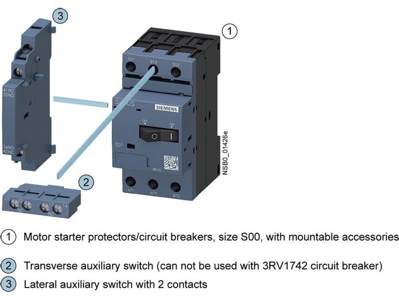 Siemens Circuit-breaker 2.8...4 a 3rv1011-1ea10