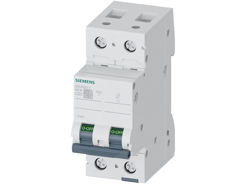 Siemens Circuit breaker 6ka 1+n-p c20 5sl6520-7
