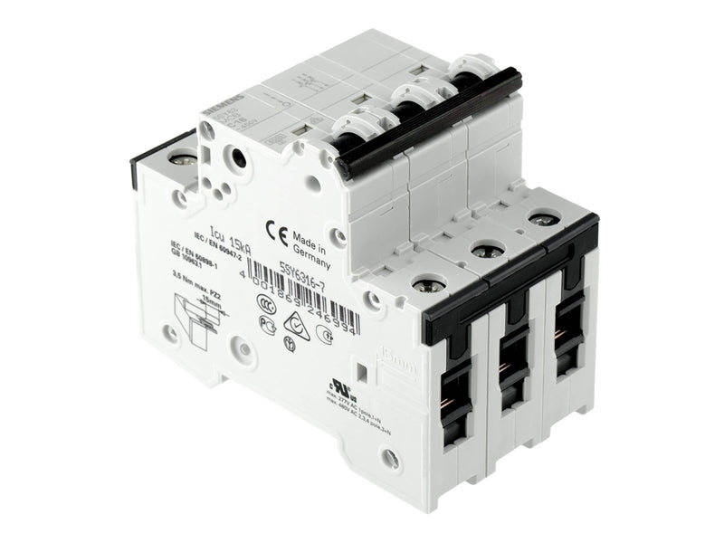 Siemens Circuit breaker 6ka 3pol c16 5sy6316-7