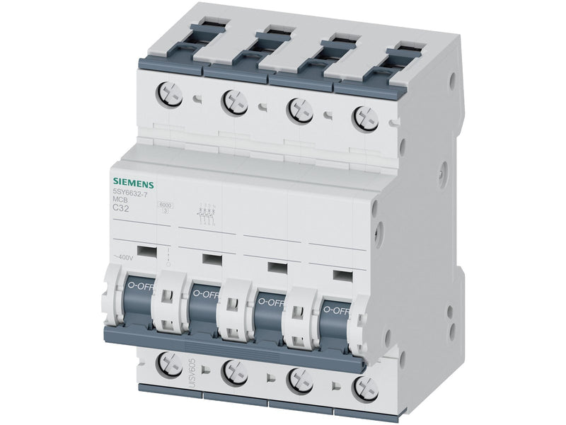 Siemens Circuit breaker 6ka3+n-pol c32 5sy6632-7