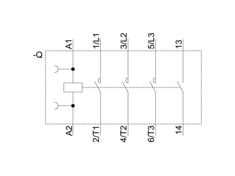 Siemens Contactor.ac3:3kw 1no ac230v 50/60hz 3rt2015-1ap01