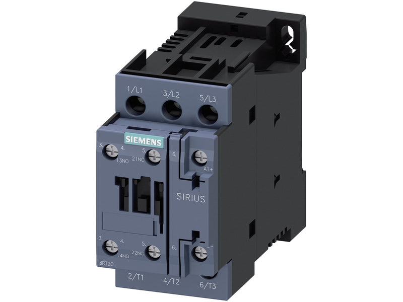 Siemens Contactor.ac3:4kw 1no+1nc dc24v 3rt2023-1bb40