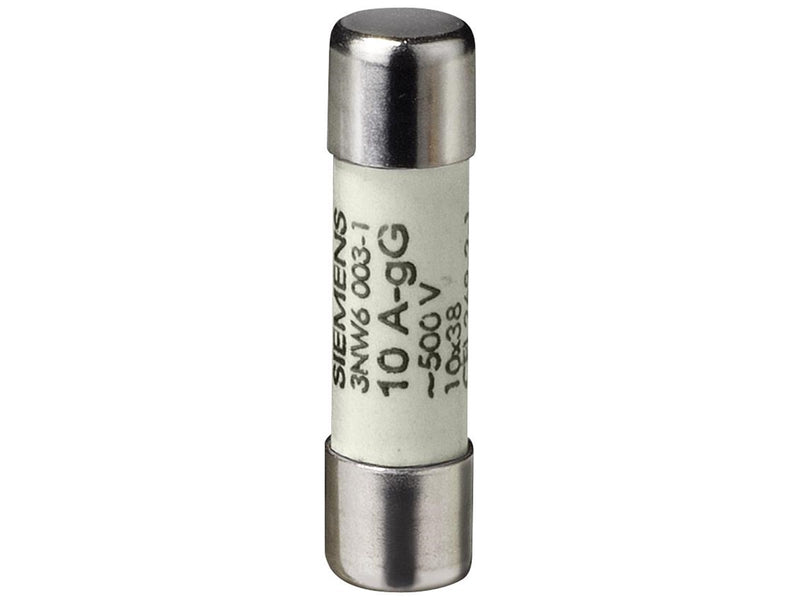Siemens Cylindrical fuse gg 10x38mm 500v 4a 3nw6004-1