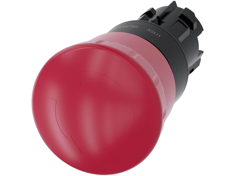 Siemens Em stop mushroom pushbutton 40mm red