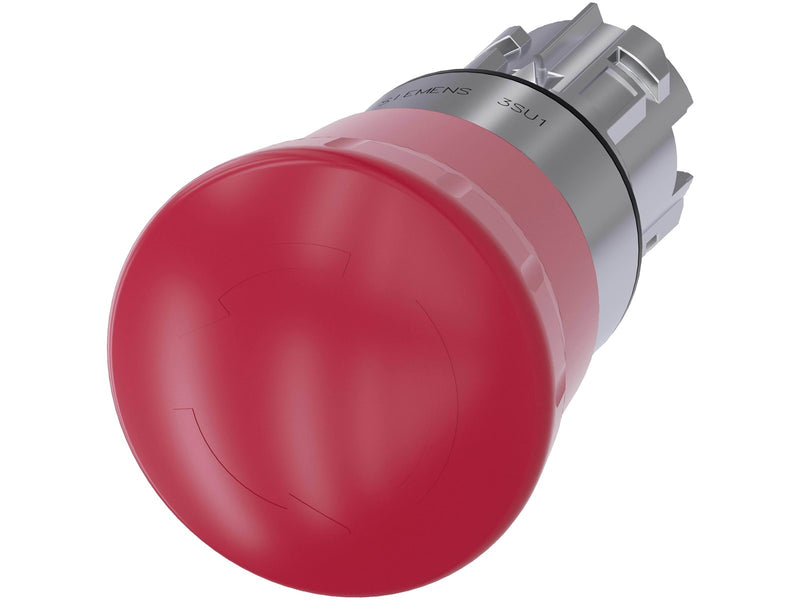 Siemens Em stop mushroom pushbutton 40mm red