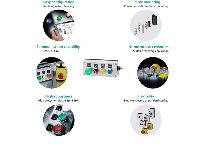 Siemens Enclosure plastic 2 command points