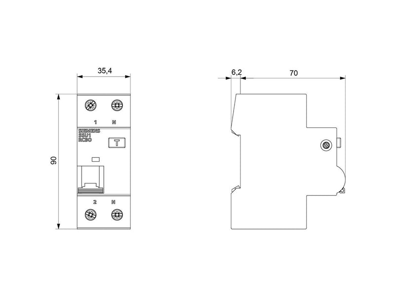 Siemens Fi/ls a 300ma 1+n-p c13 6ka 5su1656-7kk13