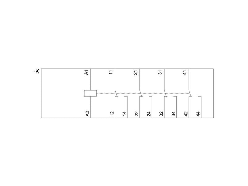 Siemens Plug-in relay 4 co contacts lzx:pt570024