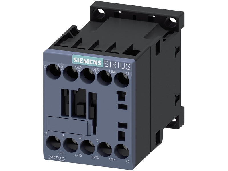 Siemens Power contactor ac-3 7 a 3 kw / 400 v 1 no 24 v ac 50 / 60 hz 3-pole size s00 skrue terminal 3rt2015-1ab01