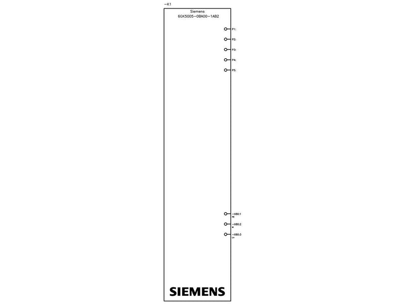 Siemens Scalance xb005 6gk5005-0ba00-1ab2