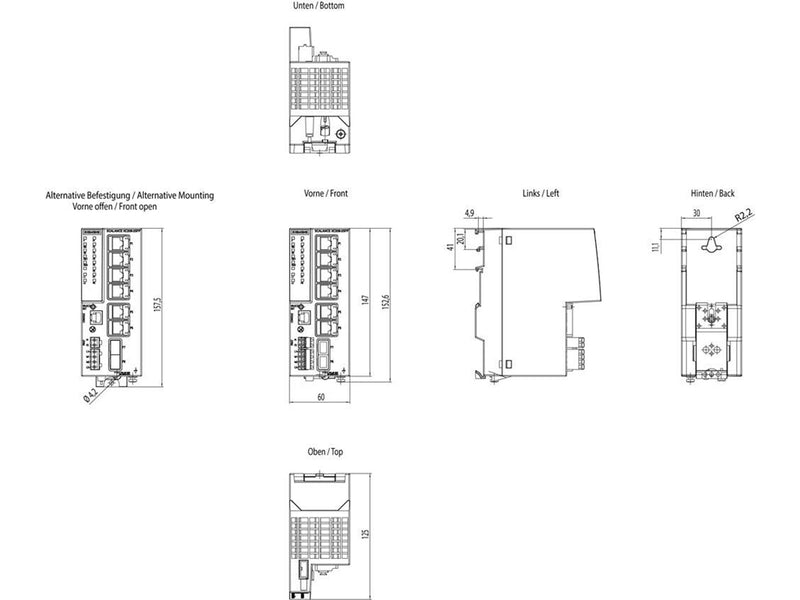 Siemens Scalance xc206-2sfp