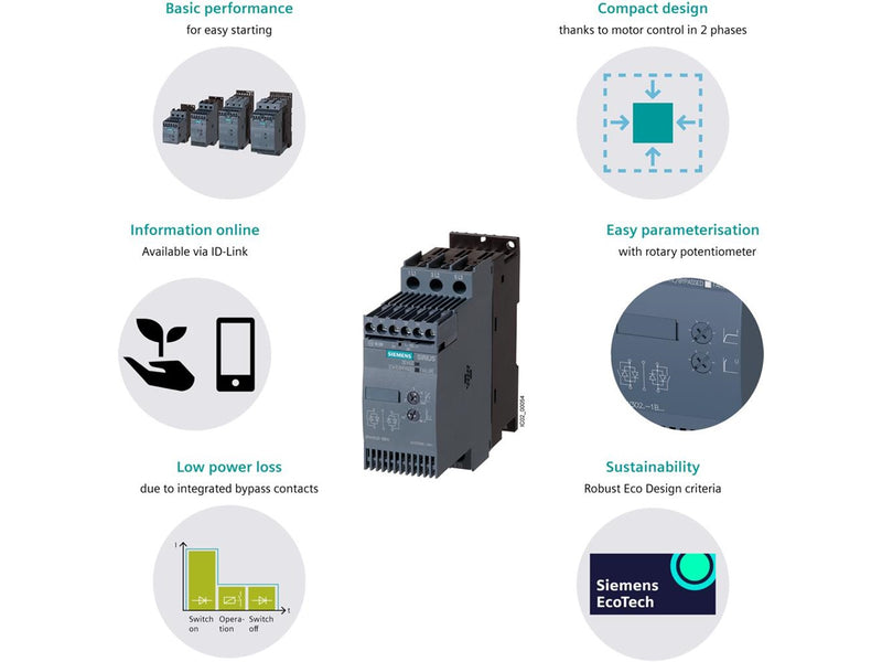 Siemens Sirius soft starter size s0 3rw3027-1bb14