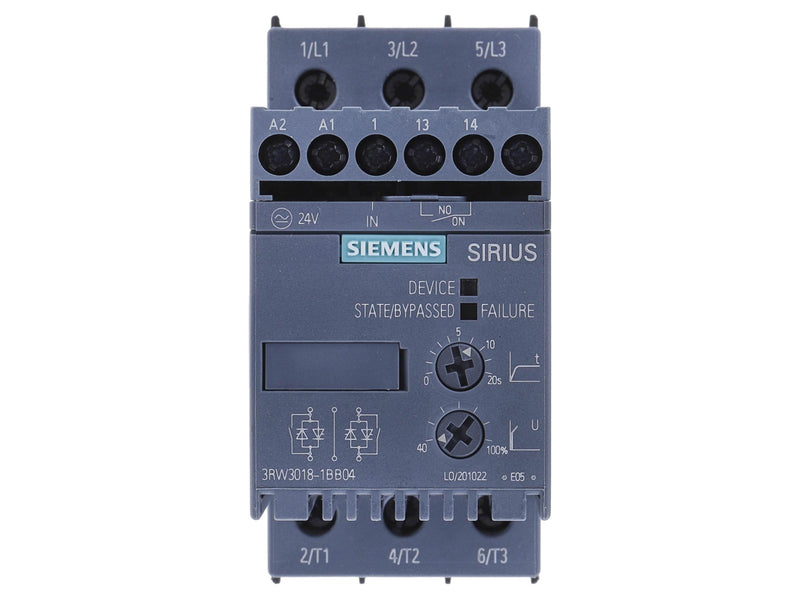 Siemens Sirius soft starter size s00 3rw3018-1bb04