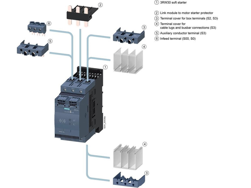 Siemens Sirius soft starter size s00 3rw3018-1bb14