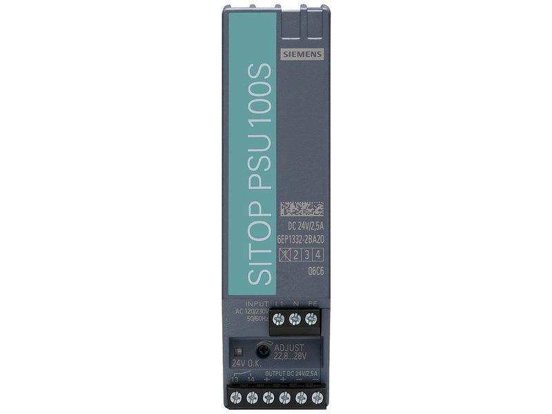 Siemens Sitop smart 24 v/2.5 a 6ep1332-2ba20