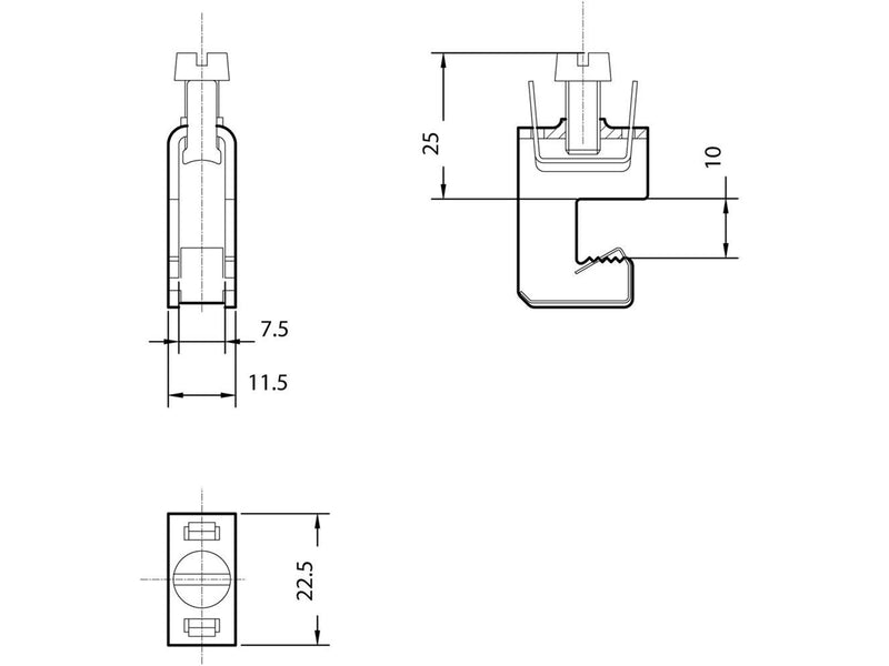 Siemens Terminal 10mm 1.5-16qmm 8us1921-2ba00