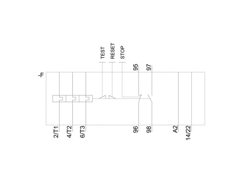Siemens Therm. overload relay 5.5 - 8.0 a 3ru2116-1hb0