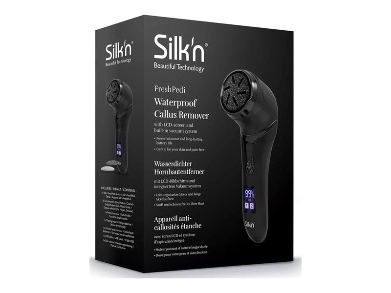 Silk'n FreshPedi Waterproof Electric Callus Remover (Black)