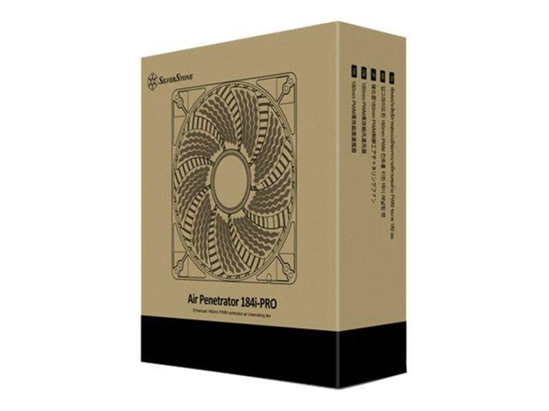 SilverStone Air Penetrator 184i PRO - Gehäuselüfter - 180mm - Schwarz