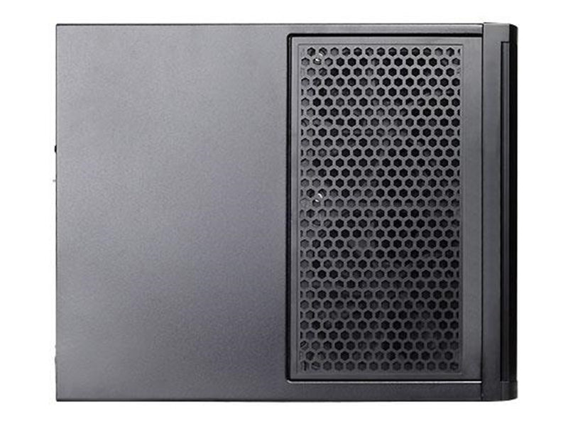 SilverStone DS380 Supports 12 total drives with 8 hot-swappable 3.5” or 2.5” SAS/SATA and 4 fixed 2.5” drives