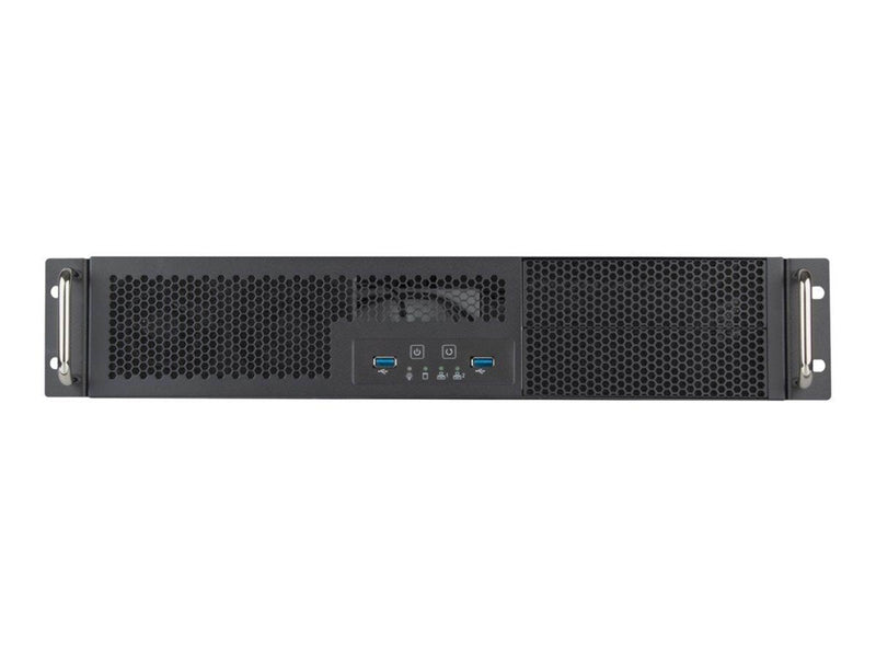 SilverStone RM23-502-MINI - Gehäuse - Server (Rack) - Schwarz