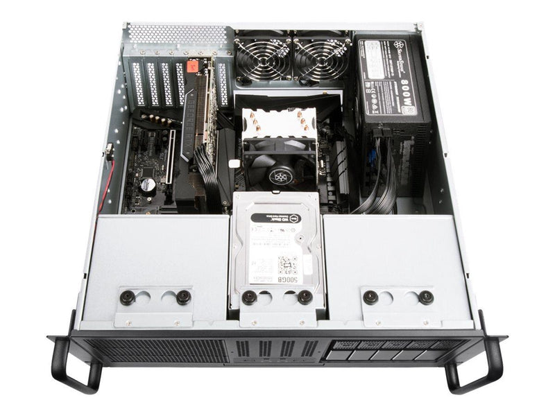 SilverStone RM41-506 - Gehäuse - Server (Rack) - Silber