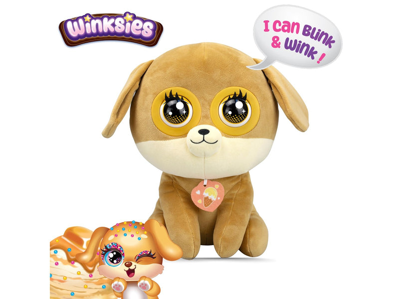 Silverlit Winksies Caramel Puppy Interactive Plush Toy