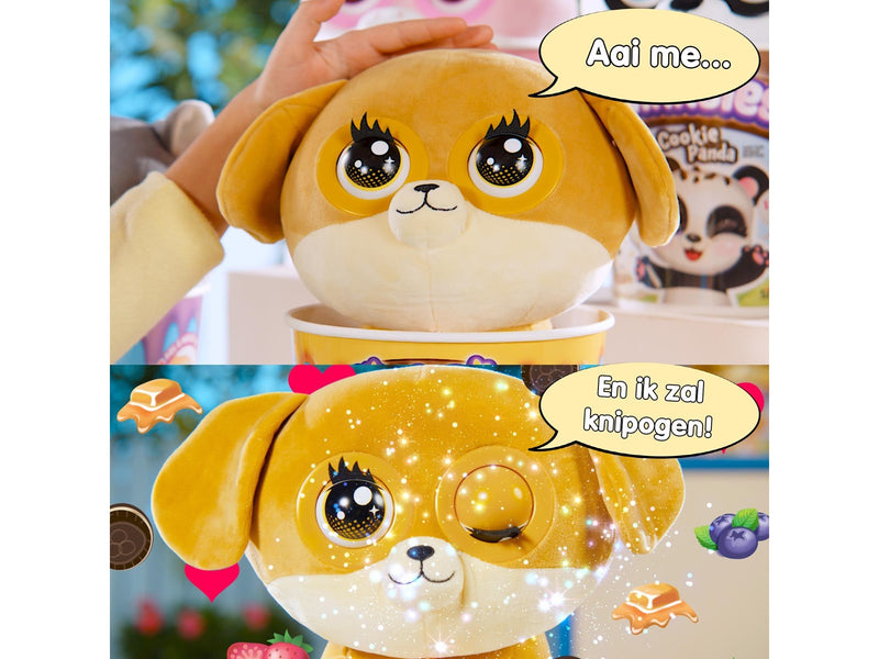 Silverlit Winksies Caramel Puppy Interactive Plush Toy