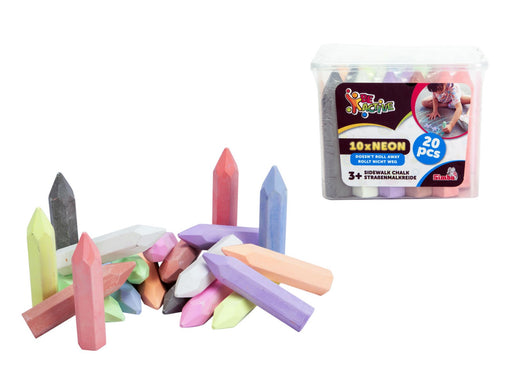 Simba 20 Sidewalk Chalks Neon