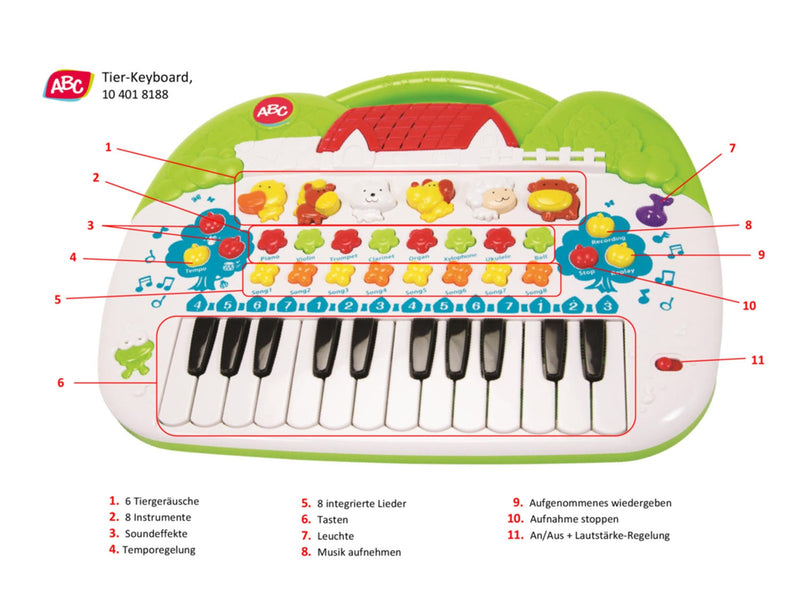 Simba  Animal Keyboard