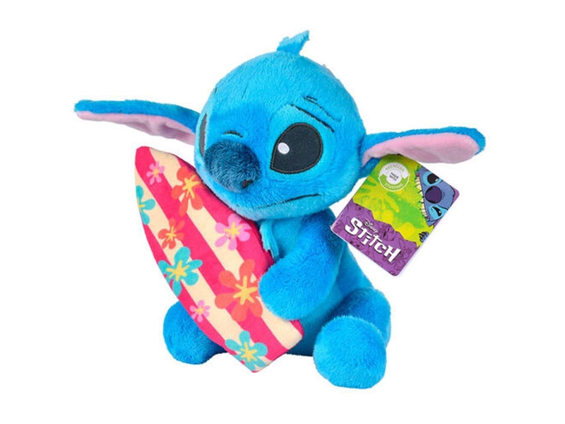Simba - Disney - Stitch with surfboard (25cm) - Teddybär & Kuscheltier
