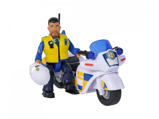 Simba Fireman Sam Police Motorbike incl. Figurine 7.5cm