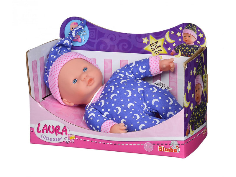 Simba Laura Little Star Baby doll Glow in the Dark 20cm