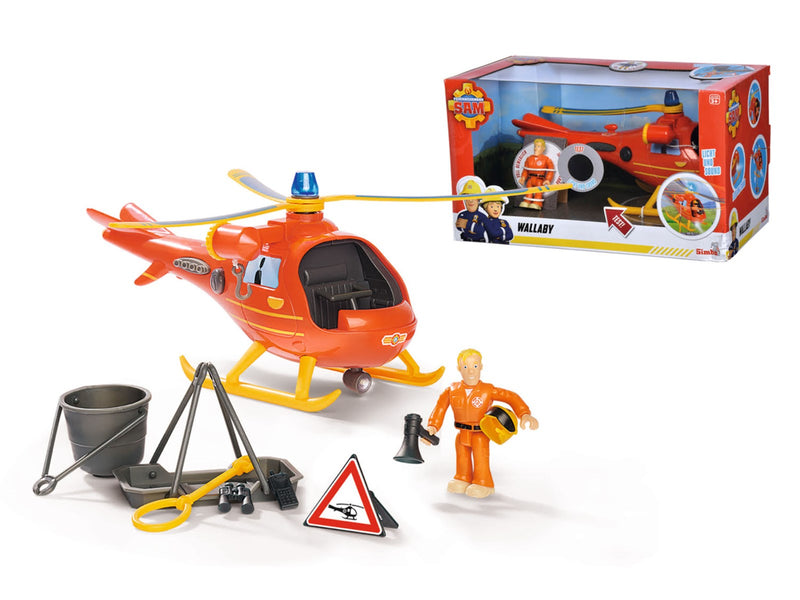 Simba Sam HEvi LOVEicopter Wallaby with Figurine