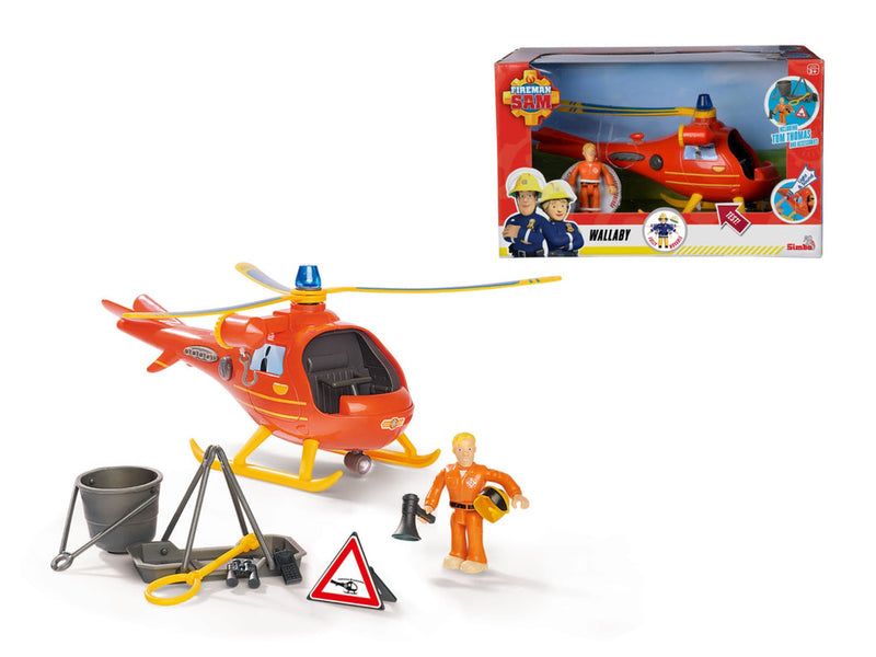 Simba Sam HEvi LOVEicopter Wallaby with Figurine