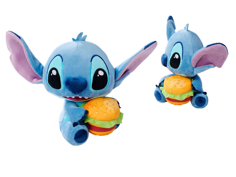 Simba Toys plush Disney Stitch w. Burger 25cm