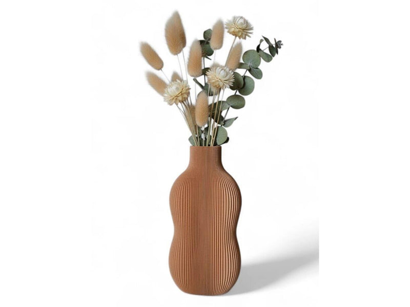 Simiu BABBIA - Vase - 21cm - Caramel