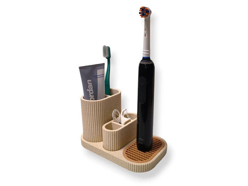 Simiu DENTIA - Oral-B Toothbrush Storage - Marble/Beige