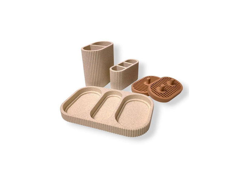 Simiu DENTIA - Oral-B Toothbrush Storage - Marble/Beige