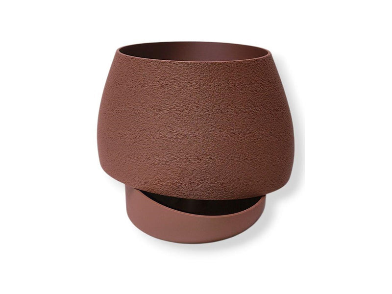 Simiu KAPKA - Flower Pot Shelter With Self-Watering System - Mocha - Ø:11.5
